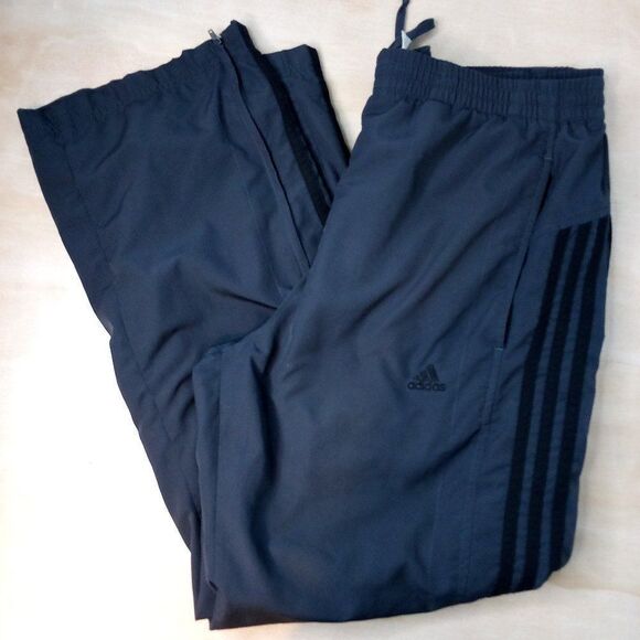 Adidas Clima365 3 Stripe Mesh Lined Wind Pants Joggers Trainers - Picture 1 of 9